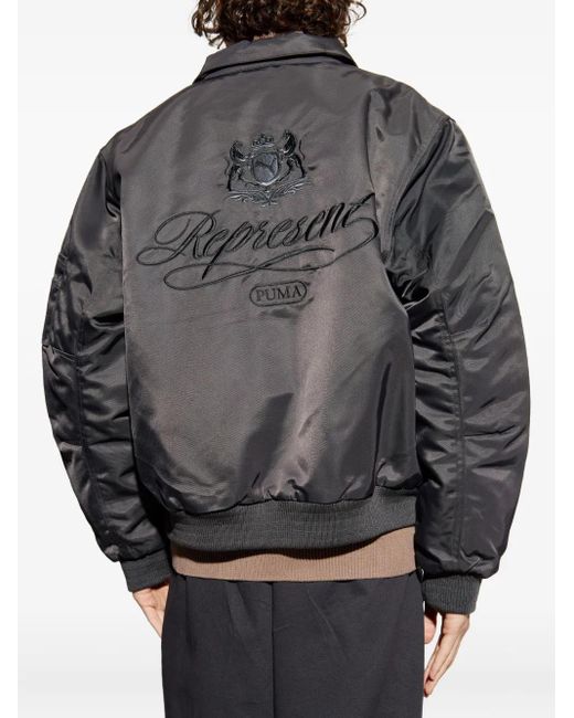 PUMA Gray X Represent Bomber for men