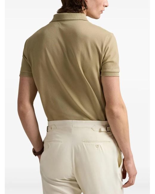 メンズ Polo Ralph Lauren スリムフィット メッシュポロシャツ Natural