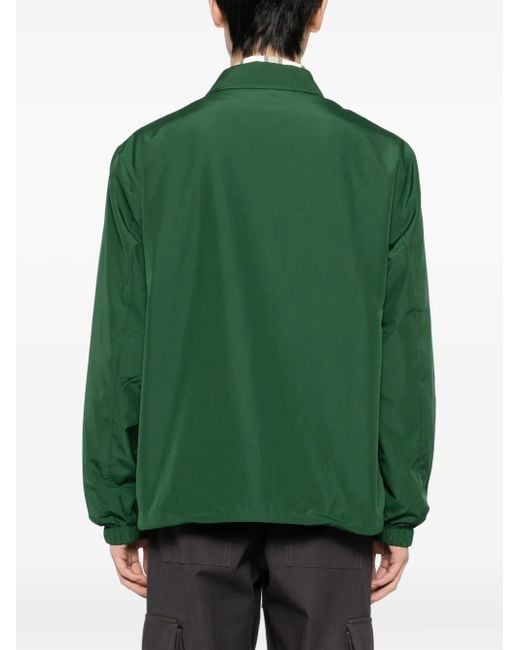 Lacoste Green Logo-Embroidered Jacket for men