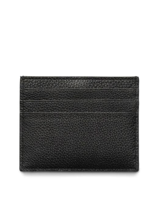 Prada Black Textured Cardholder