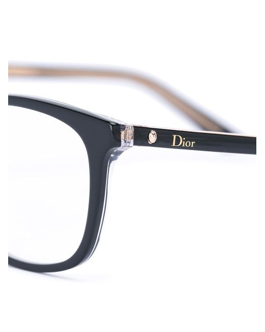 Dior 'montaigne 18' Glasses in Black | Lyst