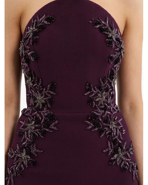 Rebecca Vallance Purple Beatrice Midi Dress