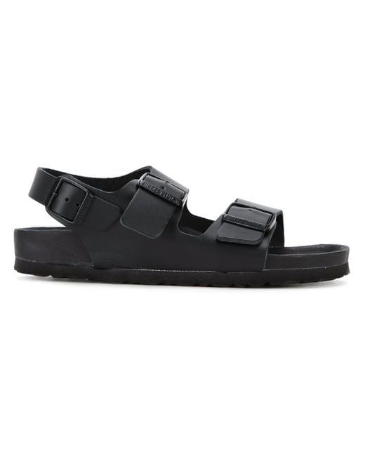 Birkenstock Black 'milano Exquisite' Sandals