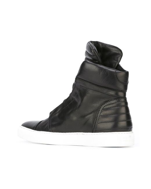 Diesel Black Gold High-Top Sneakers in 