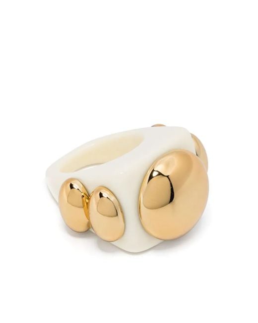 La Manso New Iconic Ring in Metallic für Herren