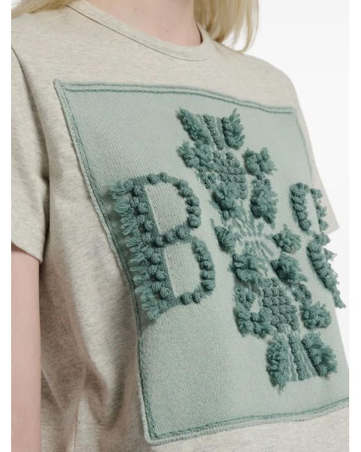 Barrie Blue Logo-Patch T-Shirt
