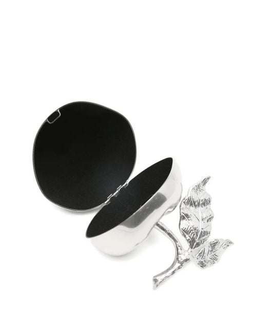 Cult Gaia White Mela Clutch Bag