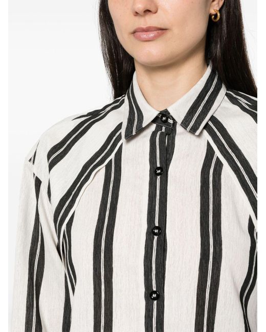Camisa a rayas con manga larga IRO de color Black