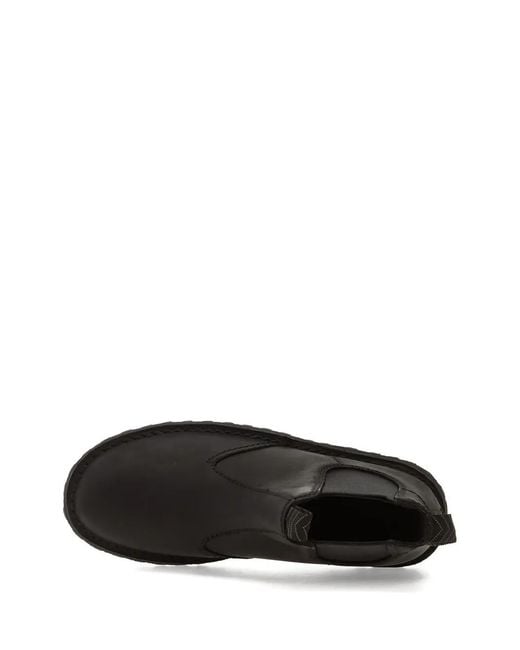 Clarks Black Solsbury Easy Leather Ankle Boots for men