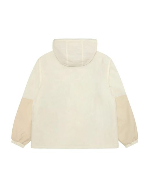 Aape By A Bathing Ape Natural Hooded Logo-Patch Jacket for men