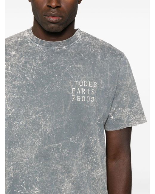 T-shirt Wonder Small Stencil Pewter Etudes Studio pour homme en coloris Gray