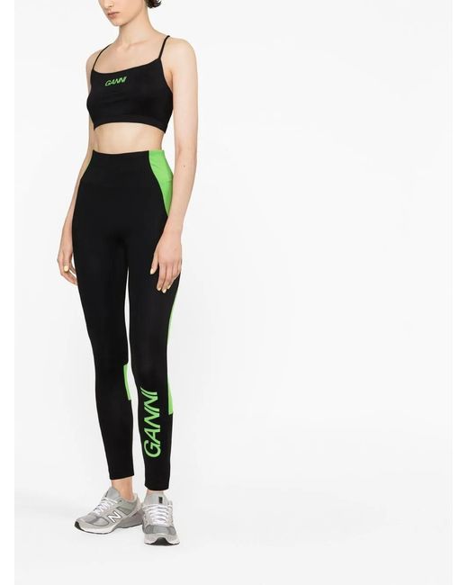 Ganni Black Active Ultra leggings