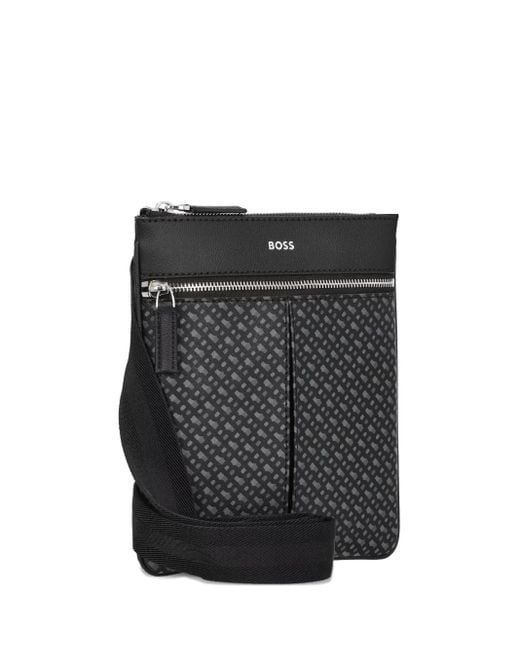 メンズ Boss Zair メッセンジャーバッグ Black