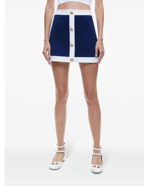 Minijupe À Design Colour Block Alice + Olivia en coloris Blue