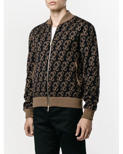 paisley bomber jacket