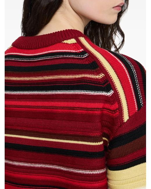 J.W. Anderson Red Striped Jumper
