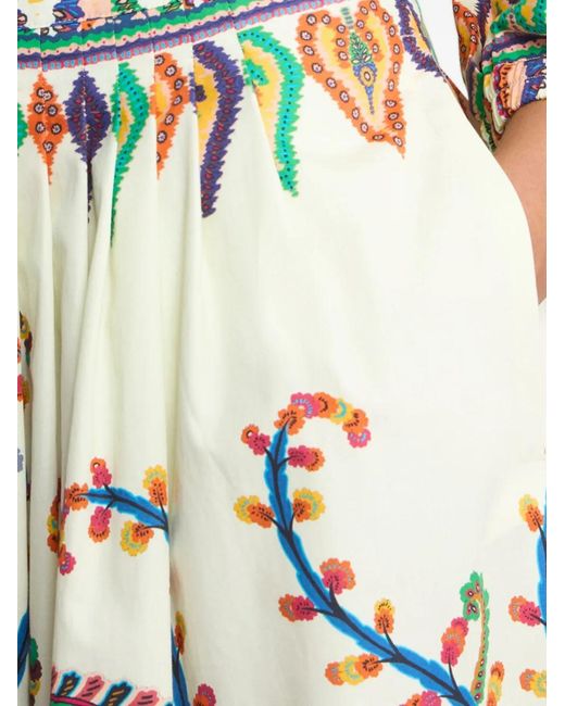 Etro White Skirts Cotone