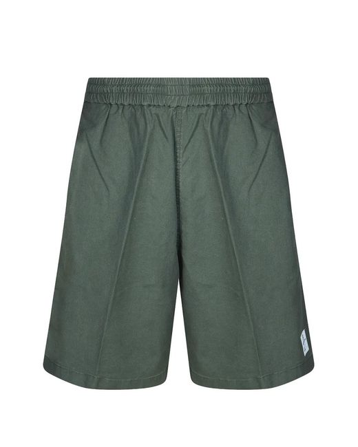 Department 5 Green Bermuda Délavé À Taille Élastiquée for men