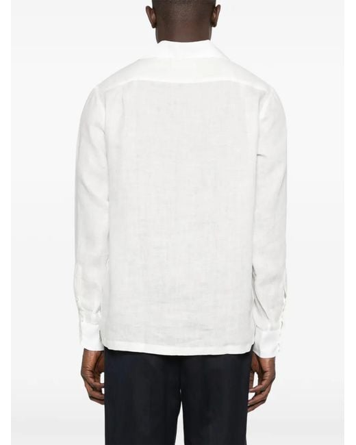 Lardini Overhemd Met Lange Mouwen in het White voor heren
