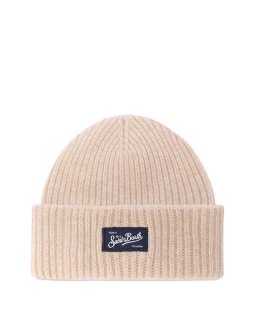 Mc2 Saint Barth Natural Berry Ribbed Beanie for men