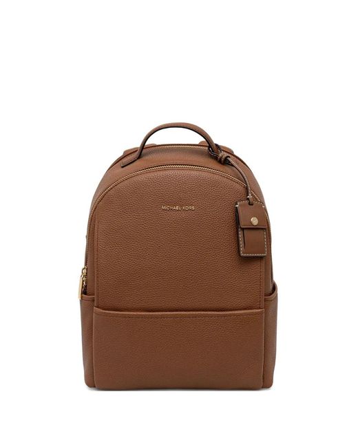 MICHAEL KORS リュック ブラウン レザー マイケル・コース リュック 