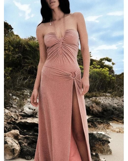 Johanna Ortiz White Coral Reef Gathered Swimsuit