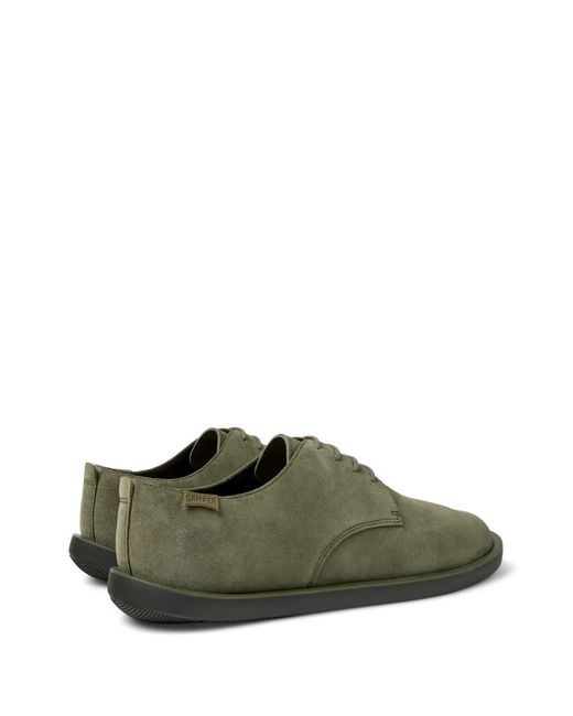 Camper Green Wagon Lace-Up Derby Shoes for men