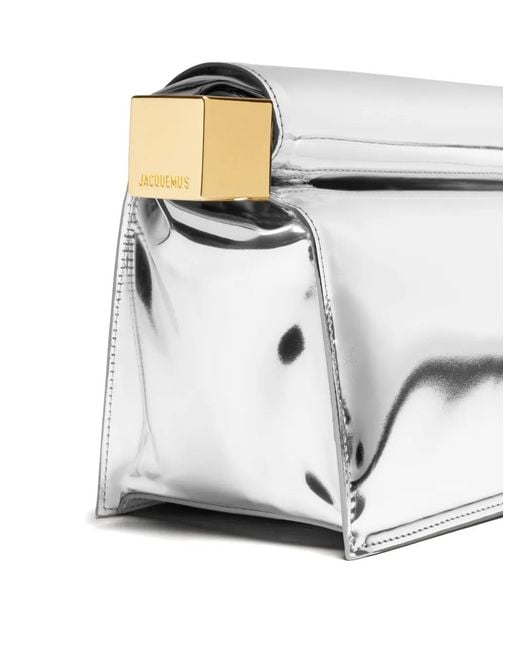 Jacquemus Natural Rond Carré Clutch Bag