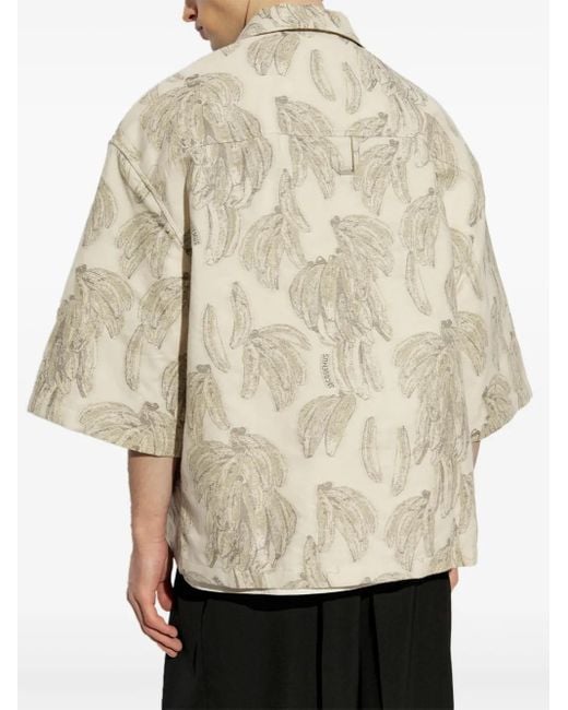 Jacquemus White Patterned Shirt for men