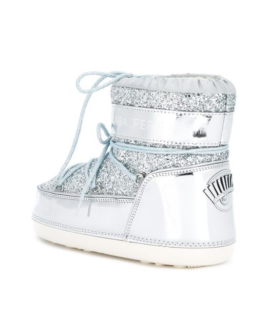 Chiara Ferragni Glitter Snow Boot | Lyst Chiara Ferragni Glitter Snow Boot | Lyst