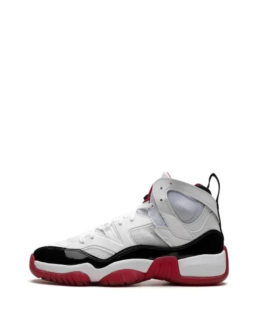 Nike White Jumpman Two Trey "Bred Concord" Sneakers for men
