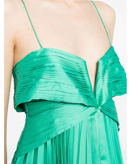 Vestido Islington plisado Acler de color Green