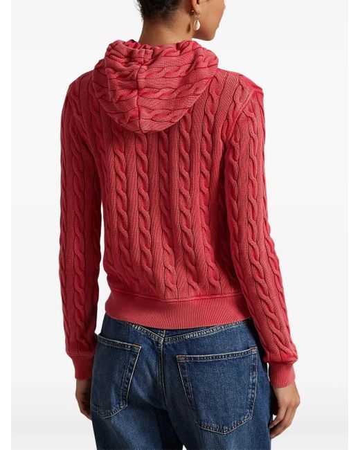 Polo Ralph Lauren ジップアップ スウェットシャツ Red