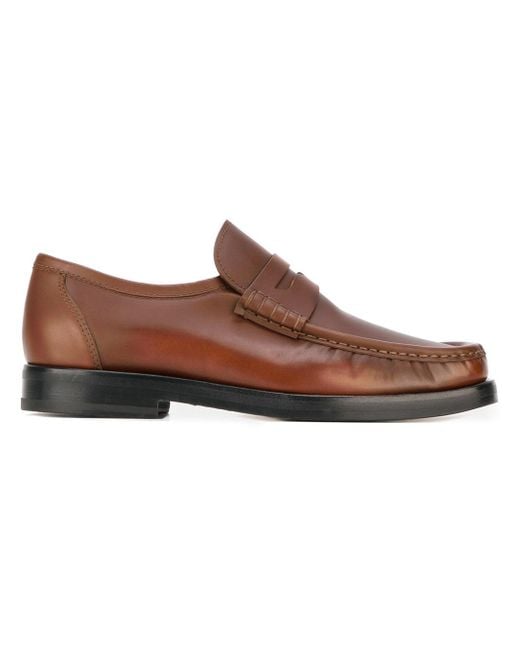 Lathbridge By Patrick Cox Brown Classic Penny Loafers for men
