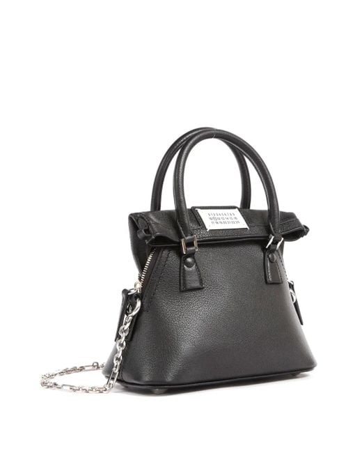 Maison Margiela Black Micro 5Ac Classique Tote Bag