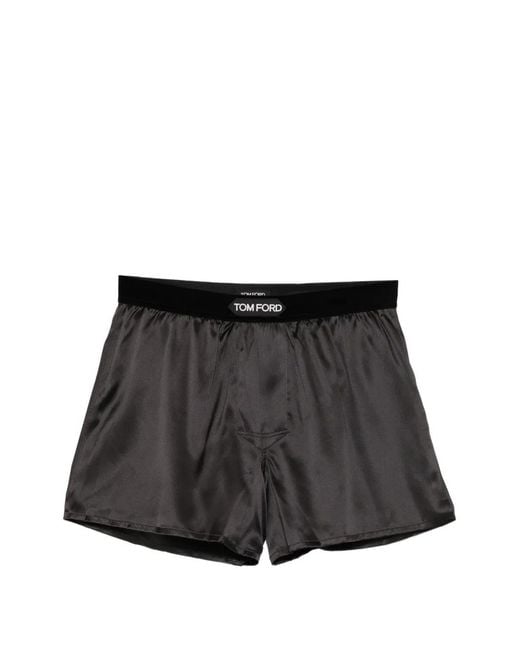 Boxer À Patch Logo Tom Ford pour homme en coloris Black