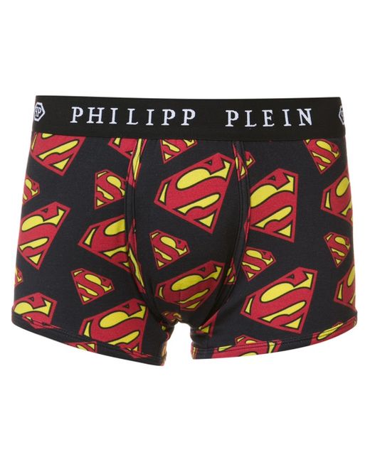 Philipp plein 'superman' Boxers in Black for Men | Lyst