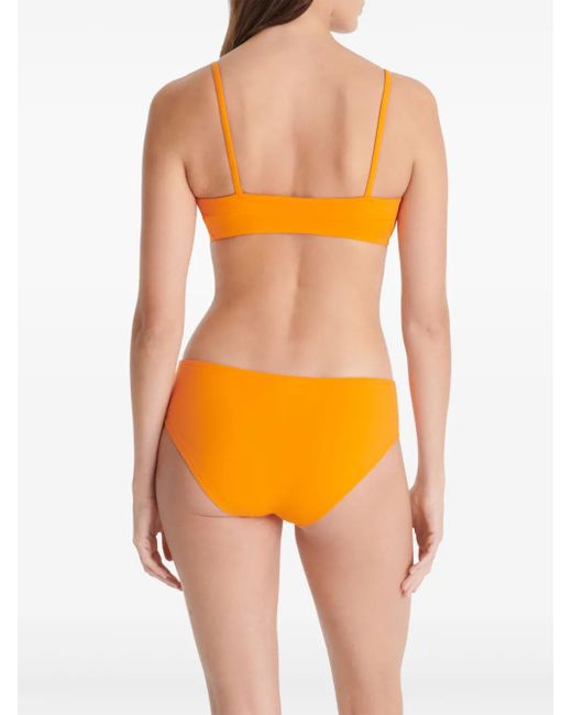 Top de bikini Azur Eres de color Orange