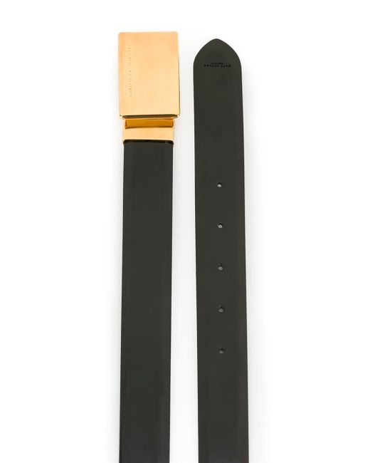Marc Jacobs Gold Buckle Plaque Belt in Black for Men | Lyst display picture 2
