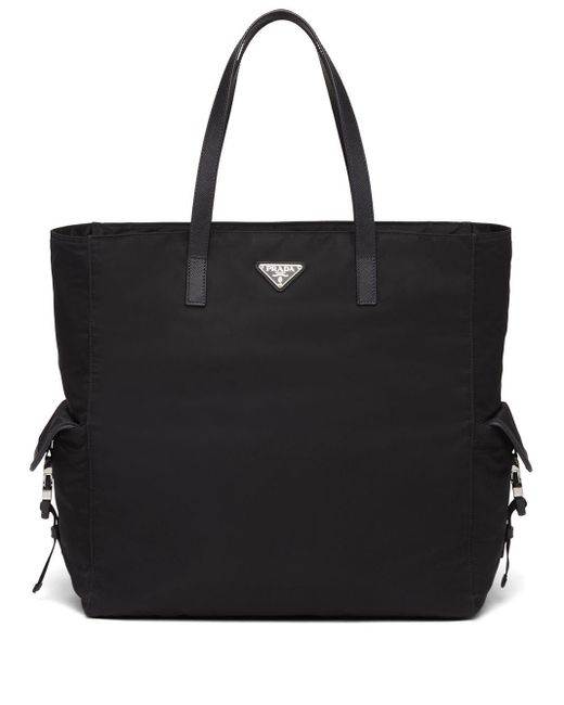 Prada Black Nylon Tote Bag for men