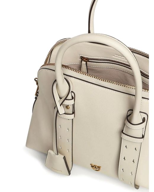 Pinko Natural Medium Escape Tote Bag