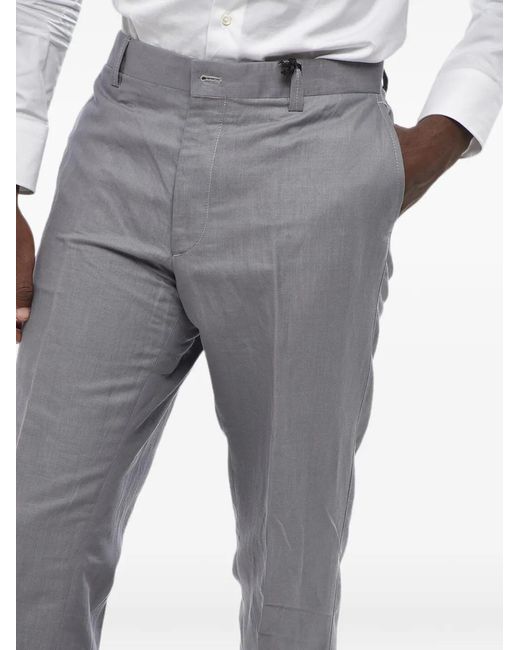 Corneliani Gray Identity Trousers for men