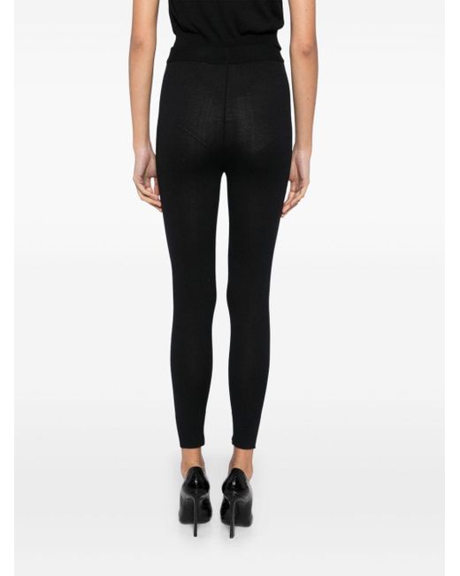 Cynthia Rowley Knitted Jogger Pants in Black Lyst UK