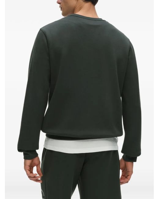 Karl Lagerfeld Green Rue St-Guillaume Logo-Print Sweater for men