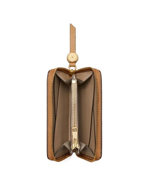 Tory Burch Brown Medium Romy Wallet