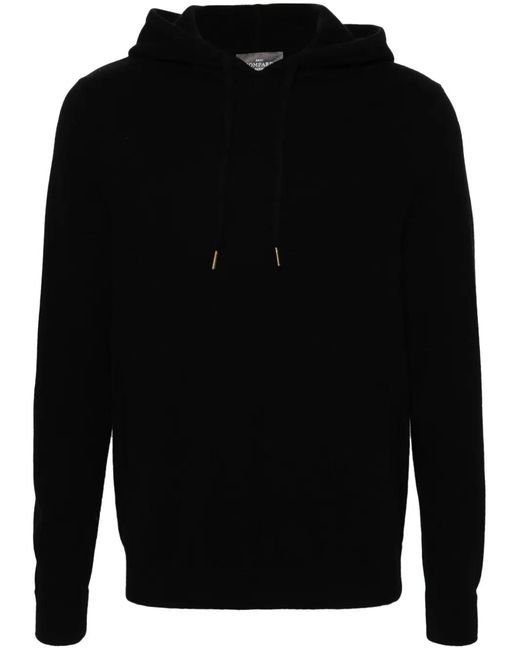 Bompard Black Hooded Sweater for men
