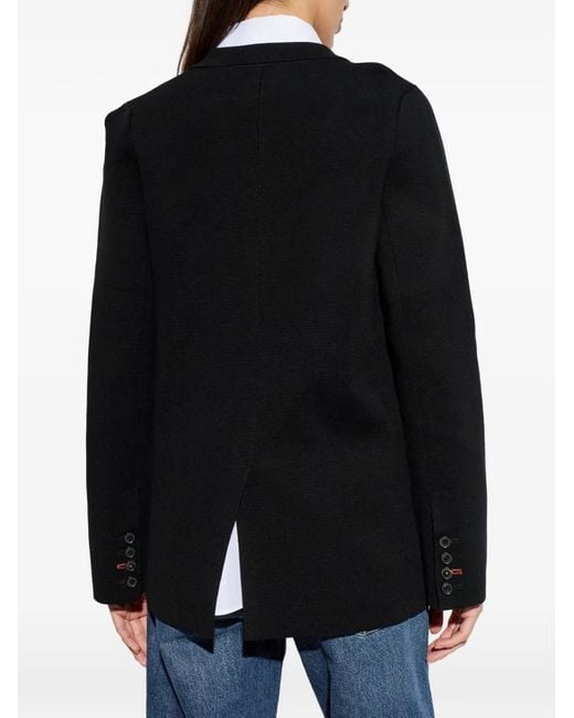 Paul Smith Black Double-Breasted Blazer