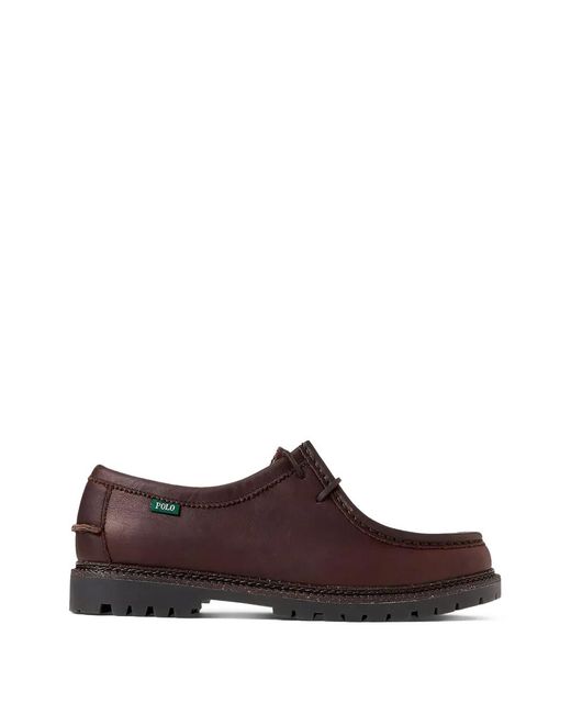 Polo Ralph Lauren Brown Leather Loafers for men