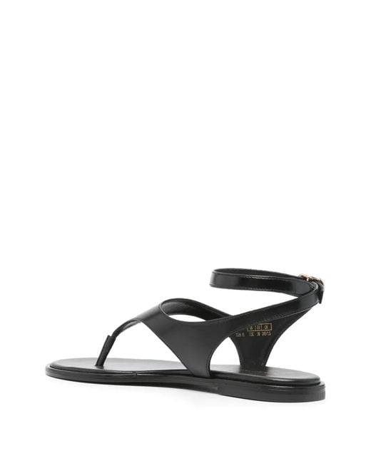 Stuart Weitzman White Marley Flat Sandals