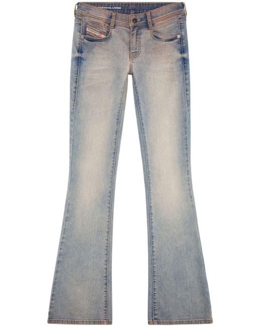 Jeans svasati D-Ebbey 1969 di DIESEL in Blue